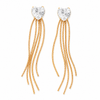 Earrings Gold-Tone Crescent Moon Shaped Earrings