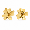 Earrings Gold-Tone Asscher Cut Square Drop Earrings