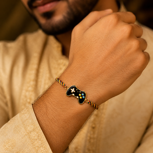 Rakhi Game Controller Motif Charm Kids Character Rakhi