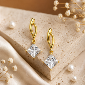 Earrings Gold-Tone Vintage-Inspired Filigree Stud Earrings - House of Viya