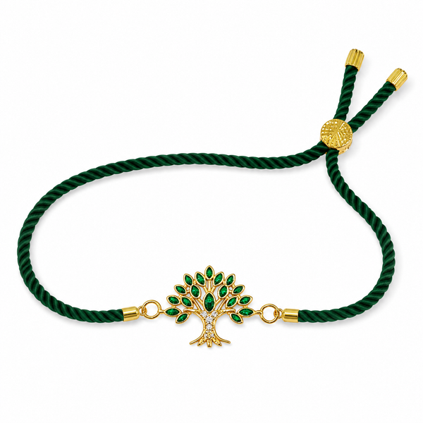 Rakhi Stone-Studded Tree Motif Floral Design Rakhi