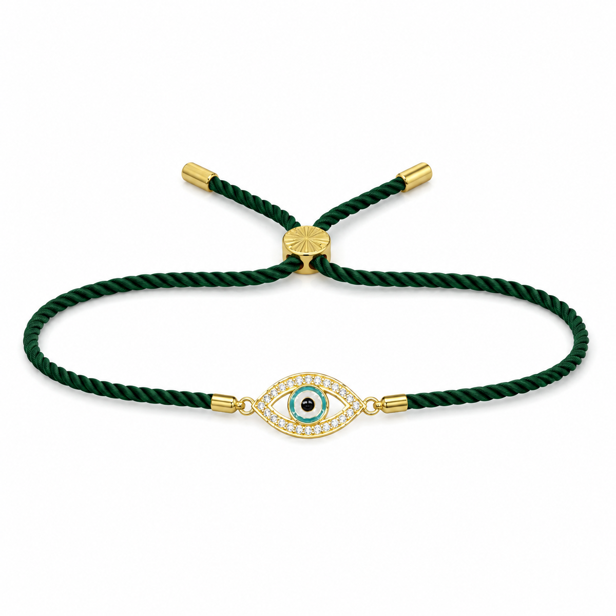 Rakhi Stone-Studded Eye Design Motif Charm Rakhi
