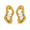 Earrings Gold-Tone Ruby Heart Stud Earrings