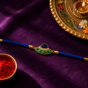 Rakhi Stone-Studded UFO Motif Kids Character Rakhi
