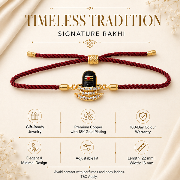 Rakhi Shiva Motif Religious Traditional Rakhi