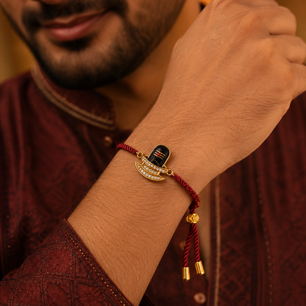 Rakhi Shiva Motif Religious Traditional Rakhi