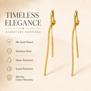 Earrings Gold-Tone Windmill Geometric Crystal Earrings - House of Viya