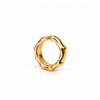 Anti tranish Gold plated Monarch Octagone facedRing for adults - 1PC