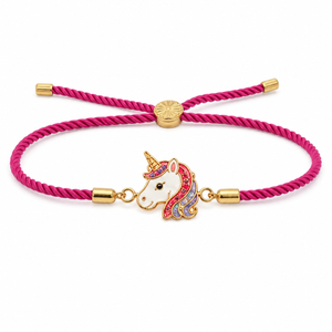 Rakhi Stone-Studded Unicorn Motif Kids Character Rakhi