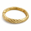 Kadas Gold-Tone Engraved Broad Kada