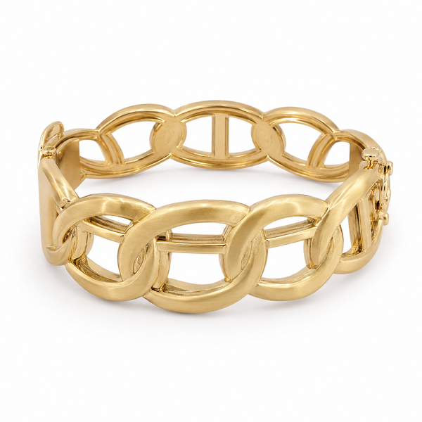Kadas Gold-Tone Classic Broad Kada