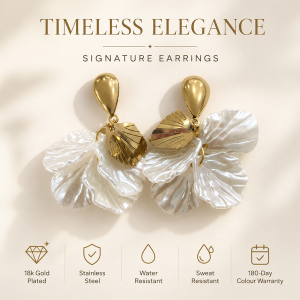 Earrings Gold-Tone Brilliant Round Crystal Hoop Earrings - House of Viya