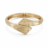 Kadas Gold-Tone Geometric Broad Kada
