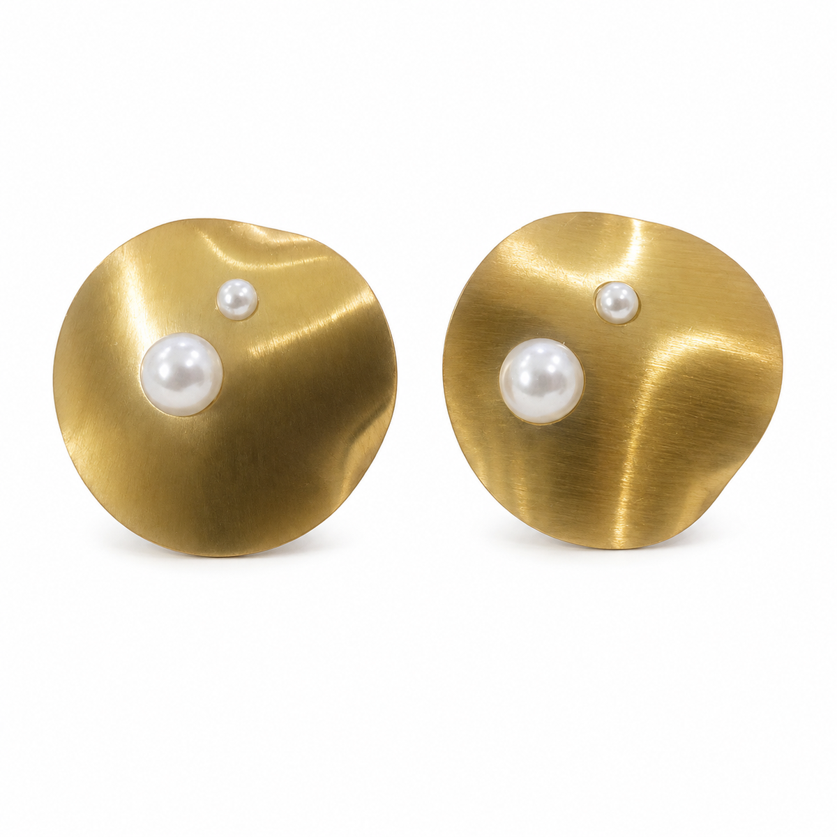 Earrings Gold-Tone Moonstone Teardrop Dangle Earrings