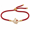 Rakhi Stone-Studded Shankh Motif Religious Traditional Rakhi