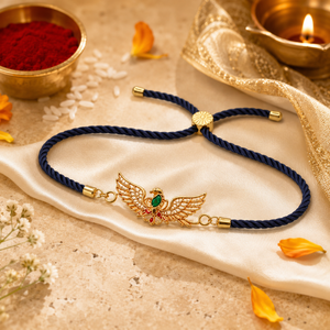 Rakhi Stone-Studded Garuda Motif Religious Rakhi