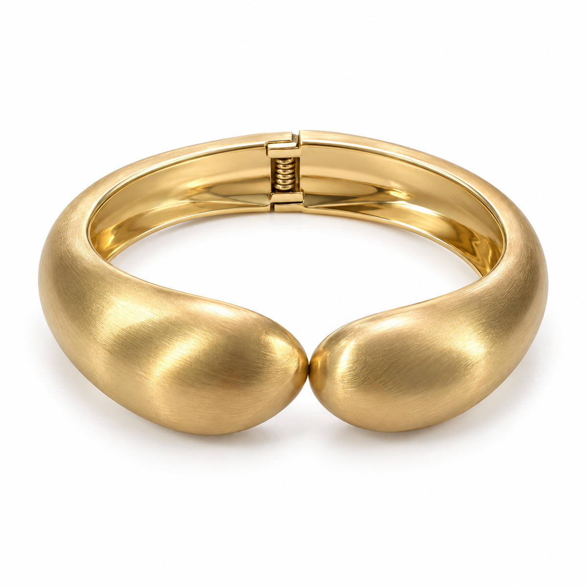 Kadas Gold-Tone Embossed Broad Kada
