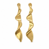 Earrings Gold-Tone Mixed Facet Multi-Stone Earrings