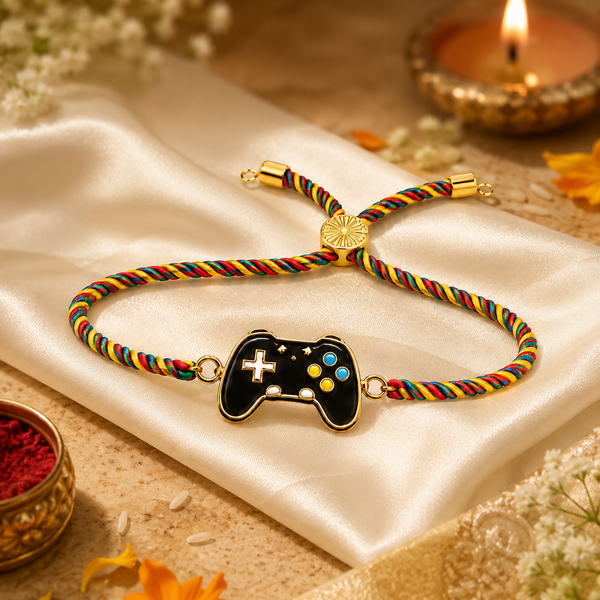 Rakhi Game Controller Motif Charm Kids Character Rakhi