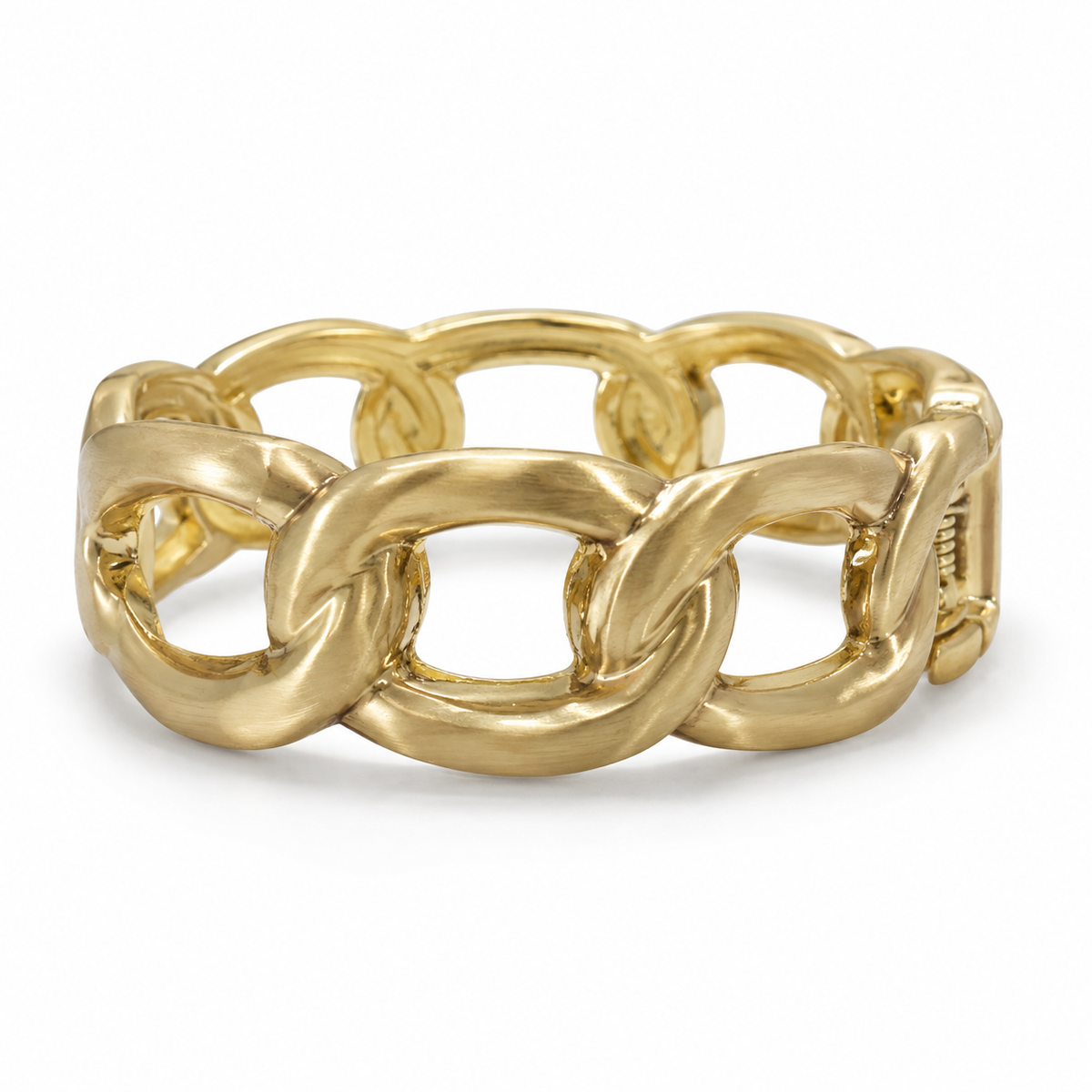 Kadas Gold-Tone Lustrous Broad Kada