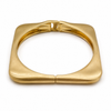 Kadas Gold-Tone Relief Broad Kada