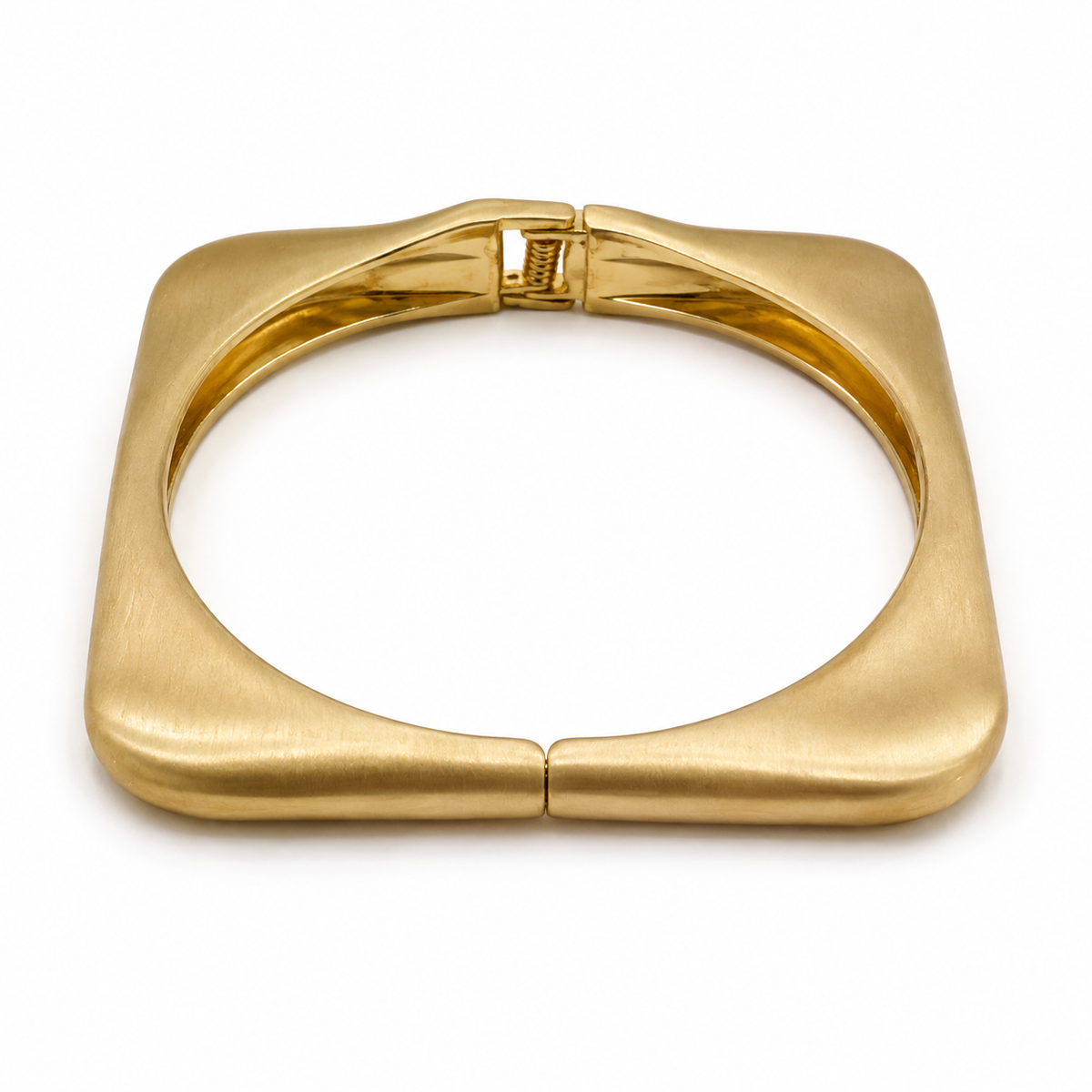Kadas Gold-Tone Relief Broad Kada