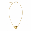 Chain 18K Gold-Plated Minimal Chain with Polished Heart Pendant