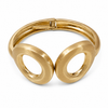 Kadas Gold-Tone Contemporary Broad Kada