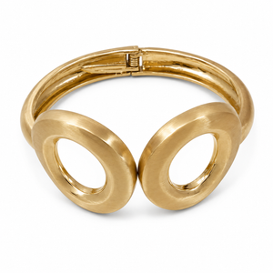 Kadas Gold-Tone Contemporary Broad Kada