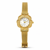 Watches Gold-Tone Flower Dial Mesh Bracelet Watch for Women