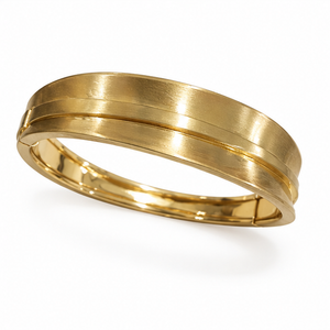 Kadas Gold-Tone Polished Broad Kada