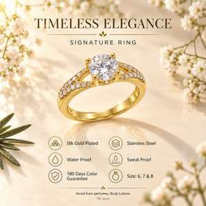 Rings Dual-Tone Polished White Stone Spiral Ring
