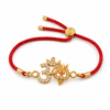 Rakhi Stone-Studded Om Trishul Motif Religious Rakhi