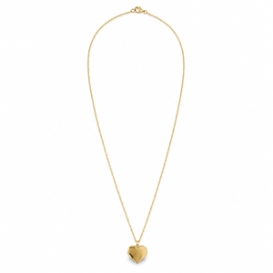 Chain 18K Gold-Plated Delicate Chain with Mini Heart Pendant - House of Viya
