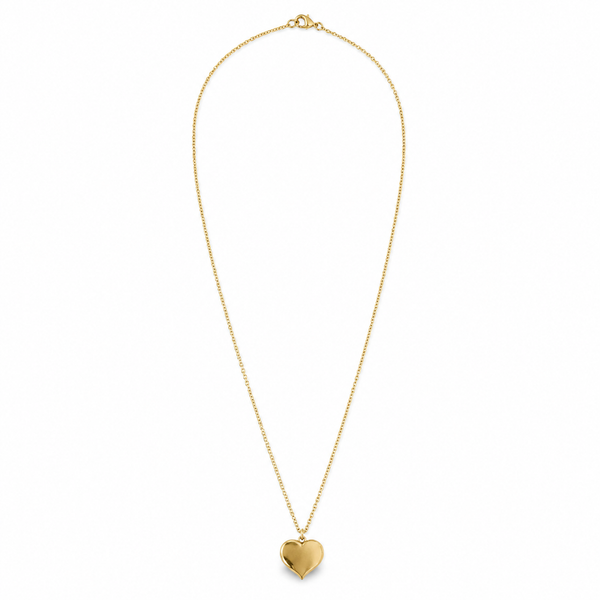 Chain 18K Gold-Plated Delicate Chain with Mini Heart Pendant - House of Viya