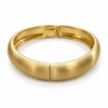 Kadas Gold-Tone Satin Broad Kada