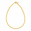 Chains Minimal Gold-Tone Snake Chain for Daily Wear