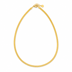 Chains Minimal Gold-Tone Snake Chain for Daily Wear