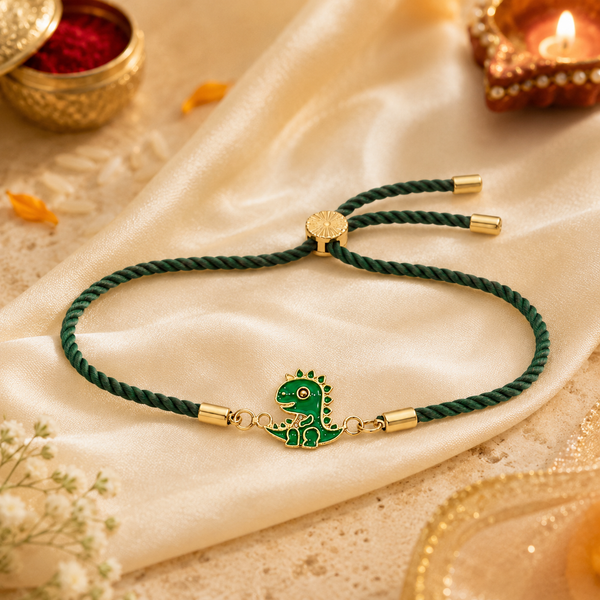 Rakhi Dinosaur Motif Charm Kids Character Rakhi