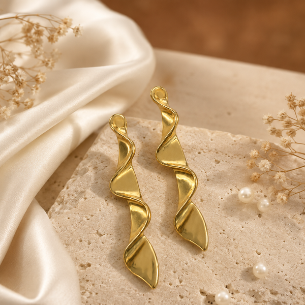 Earrings Gold-Tone Mixed Facet Multi-Stone Earrings - House of Viya