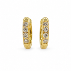Earrings Gold-Tone Amethyst Cluster Stud Earrings