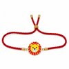 18K Gold Plated Rakhi Lion Motif Animal Charm Kids Character Rakhi