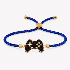 18K Gold Plated Rakhi Game Controller Motif Charm Kids Character Rakhi - House of Viya