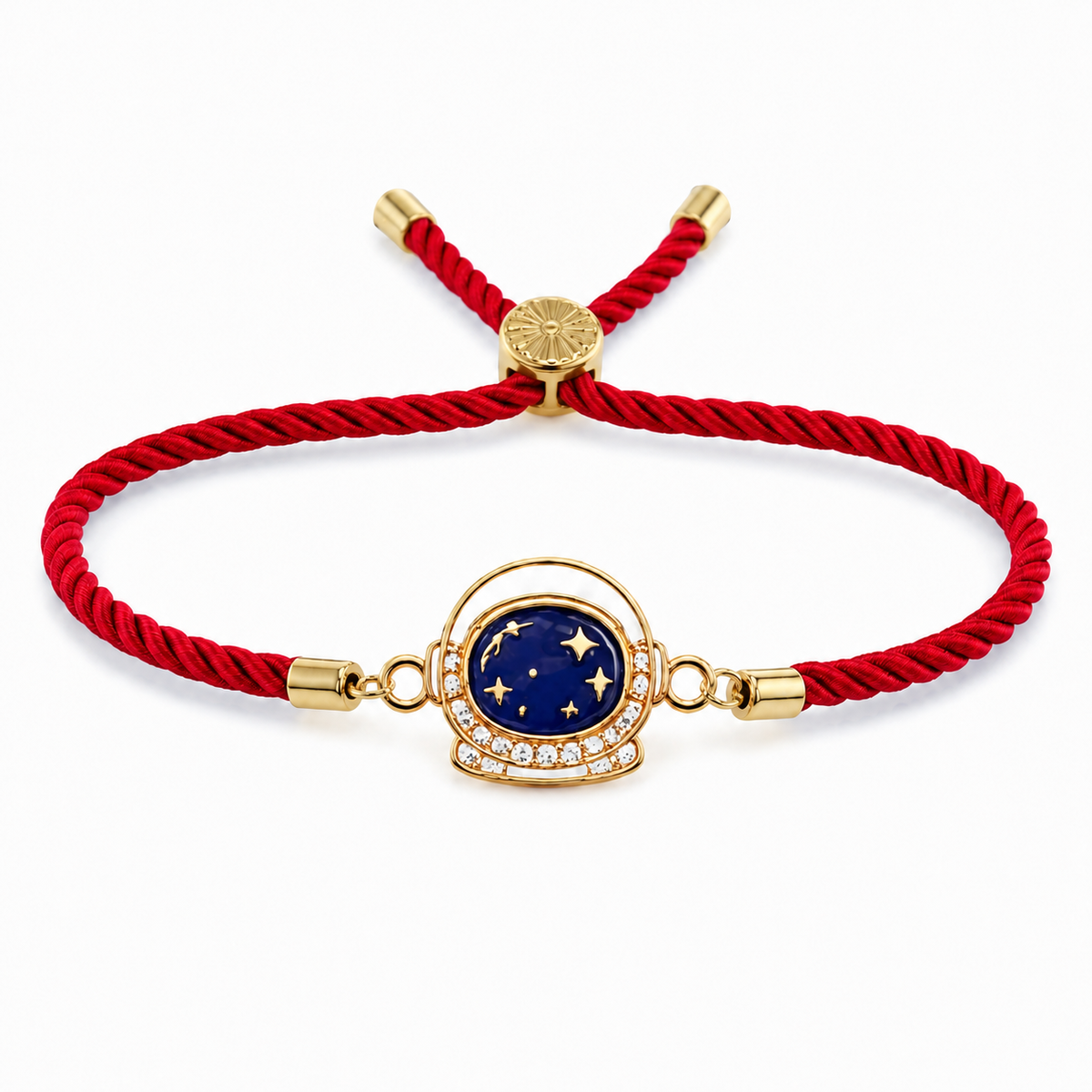 Rakhi Stone-Studded Astronaut Helmet Motif Kids Rakhi