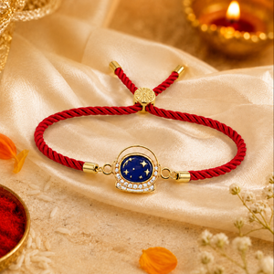 Rakhi Stone-Studded Astronaut Helmet Motif Kids Rakhi - House of Viya