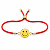 18K Gold Plated Rakhi Smiley Face Motif Charm Kids Character Rakhi