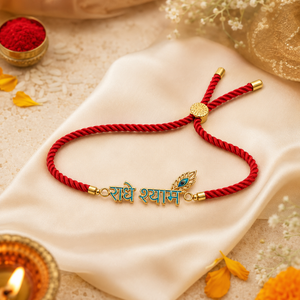 Rakhi Radhe Shyam Krishna Motif Religious Traditional Rakhi - House of Viya