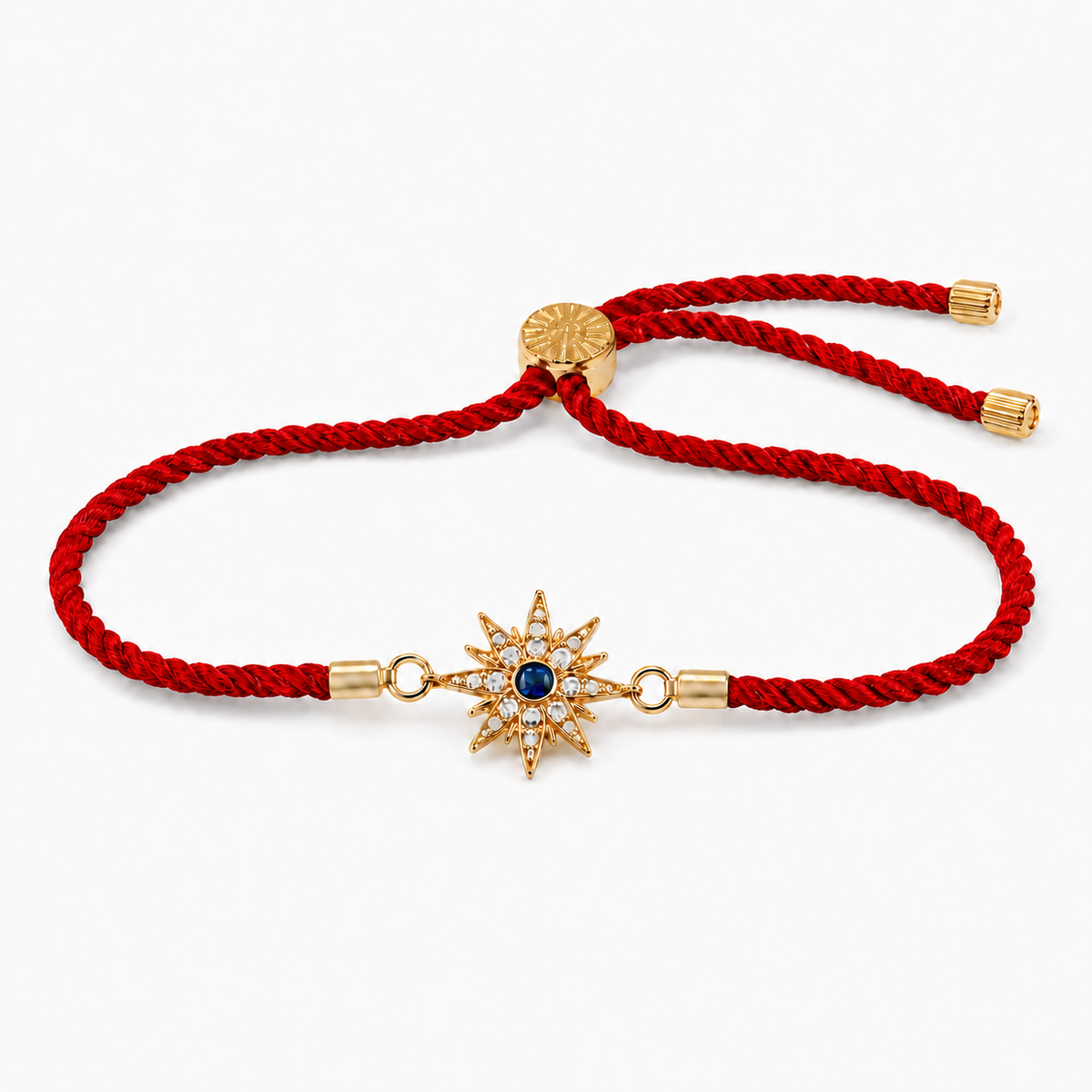 Rakhi Stone-Studded Starburst Motif Charm Rakhi
