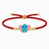 18K Gold Plated Rakhi Elephant Motif Charm Kids Character Rakhi