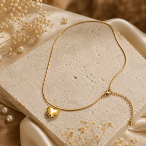 Chain Gold-Tone Textured Link White Stone Charm Accent Design